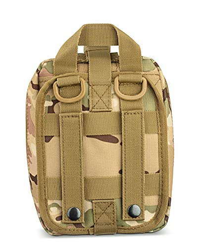 Scherber Premium IFAK Kit Trauma Pack | HSA/FSA Approved | SOF Tourniquet, QuikClot 4x4 HyFin Chest Seal, Israeli Bandage...