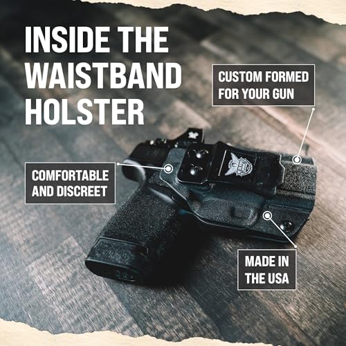We The People Holsters - Black - Right Hand - IWB Holster Compatible with Glock 26 27 33