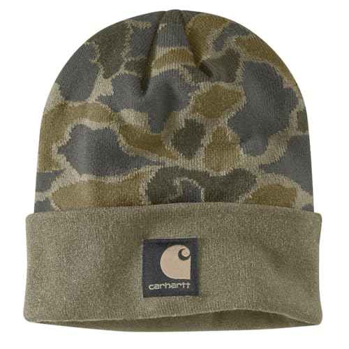 Carhartt Men's 106336 Knit Camo Patch Beanie