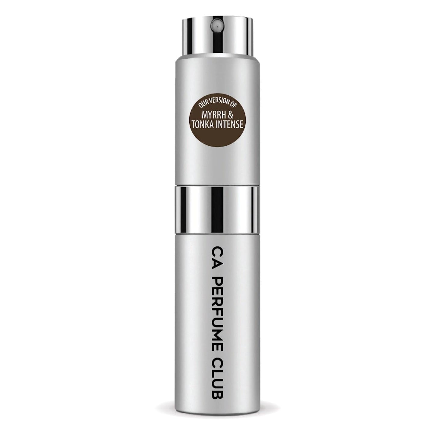 CA Perfume Impression of Myrrh & Tonka Intense for Women and Men Amber Scent Long Lasting Unisex Fragrance Eau De Parfum Travel Size Refillable Atomizer Spray 0.27 Fl Oz 8ml
