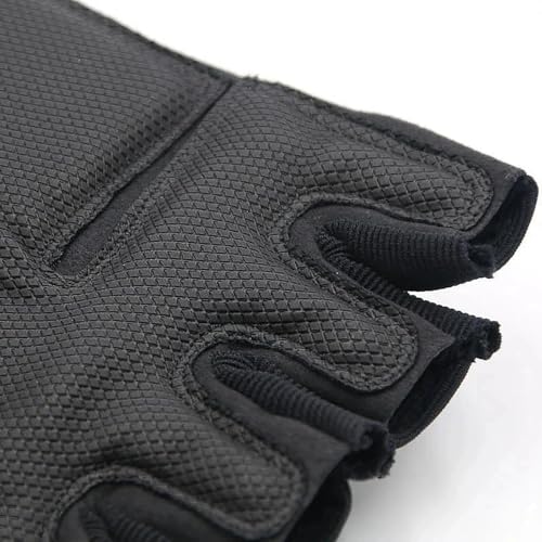Outdoor Tactical Hard Knuckle Gloves Army Fingerless Gloves Paintball Airsoft Combat Riding Hiking