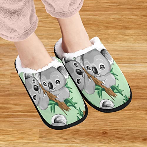 visesunny Slippers for Women Mens Winter Warm Memory Foam Cotton Home Slippers Women's House Slippers Bedroom Slippers Coz...