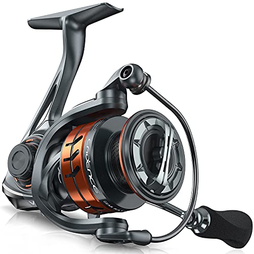 Cadence Fishing Combos with 10+1 Ideal Spinning Reel Bundle + 2PCS 6.6ft Lux Moderate Light Spinning Rod Perfect for Profe...
