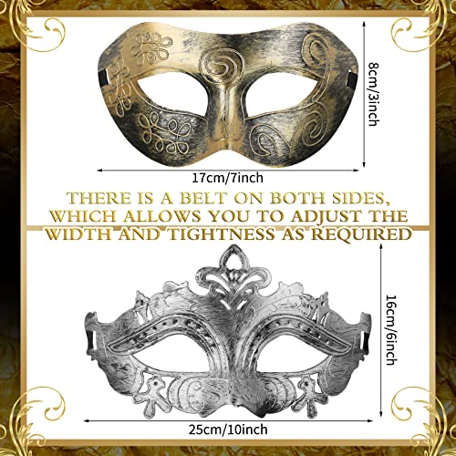 Lenwen 120 Pcs Masquerade Mask Bulk Vintage Antique Masks for Women Men Couple Party Venetian Halloween Costumes Party