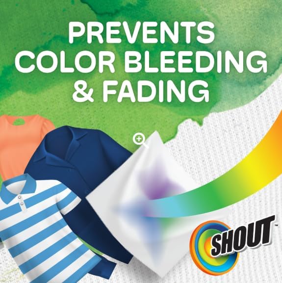 Shout Color Catcher Sheets for Laundry, Allow Mixed Washes, Prevents Color Runs and Maintains Original Clothing, 72 Count - Pack of 4 (288 Total Sheets)