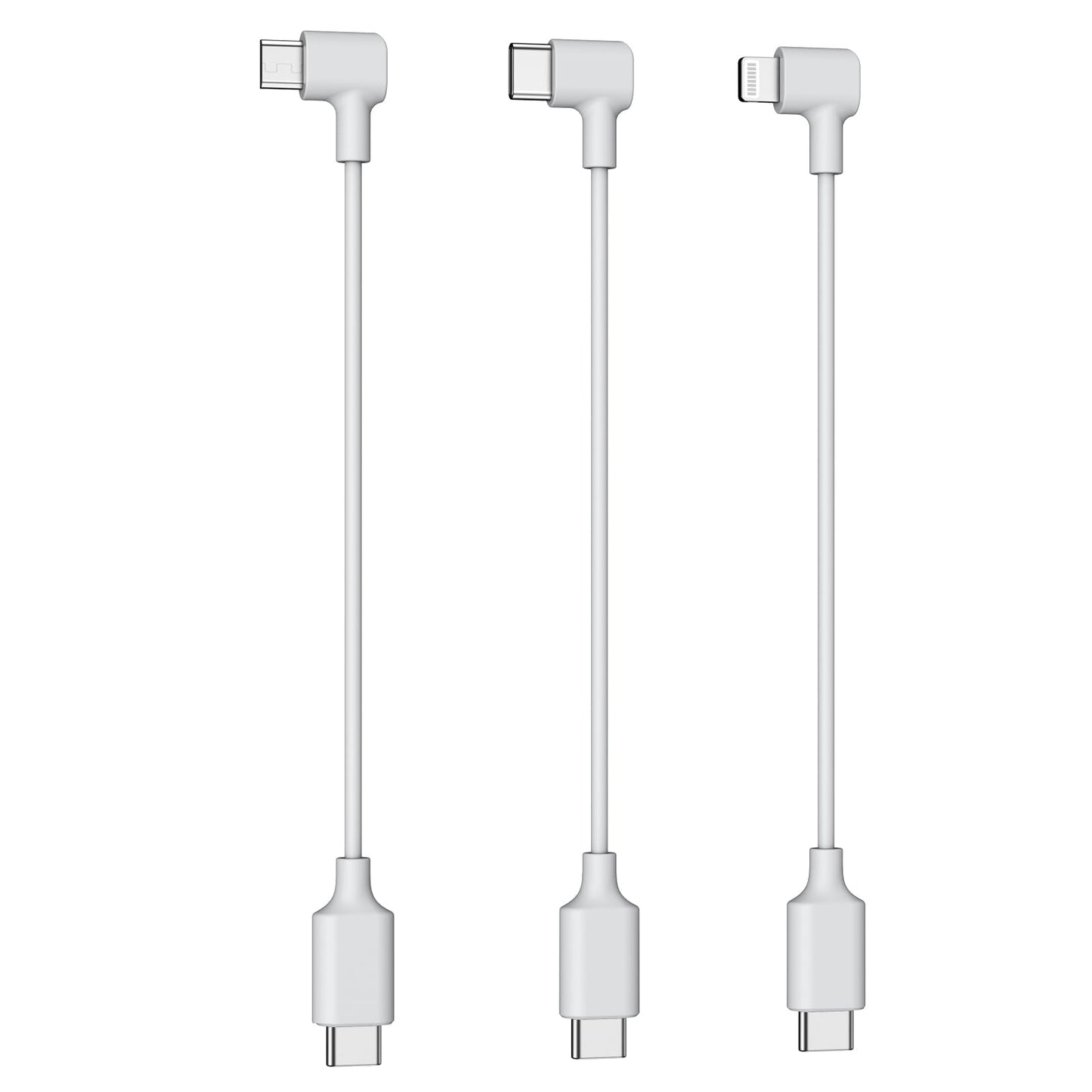 Potensic Usb Otg Cable 3Pcs Set, Micro/Type C/Lightning Port, For Atom, Atom Se, Atom Lt