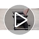 Giantex Portable Wood Burning Stove, Hot Tent Stove with 3 Cooking Positions, Anti-scalding Door Handle, Glass Window & 2 ...
