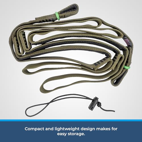RNA Ape Canyon Outfitters Step Aider – Tree Saddle Climbing Aider. OD Green 4000-lb Tubular Webbing, CNC Sewn Ends, Lightw...