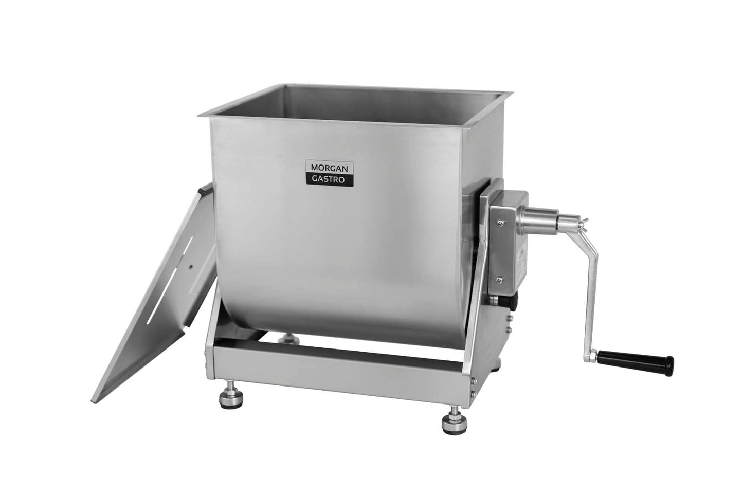 Hakka Manual Meat Mixer 45lb/22.5L, Tiltable Tank 30L Stainless Steel Updated Commerial Food Mixer for Meat and Seasonings, Sausage, Burger, Patty