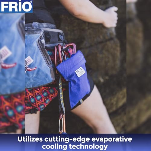 FRIO Large Cooling Wallet - Insulin Cooler for 45+ Hours of Stress Free On The Go Cooler Bag - No Ice, No Stress (Blue)