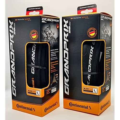 Continental Grand Prix All Rounder Bicycle 700x28 Black Chili Folding Clincher - Pair (2 Tires)