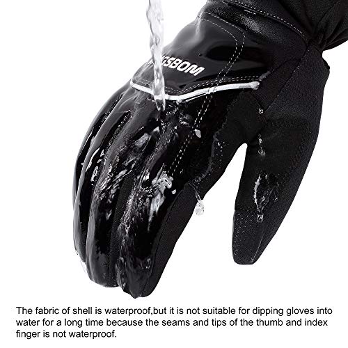 KINGSBOM -40F° Waterproof & Windproof Thermal Gloves - 3M Thinsulate Winter Touch Screen Warm Gloves - for Cycling,Riding,...