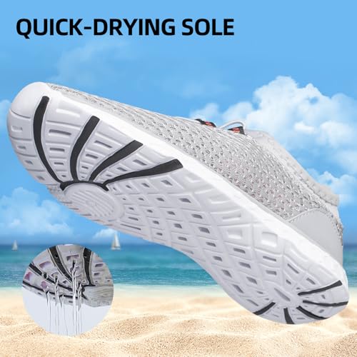 DOUSSPRT Men's Water Shoes Quick Drying Sports Aqua Shoes