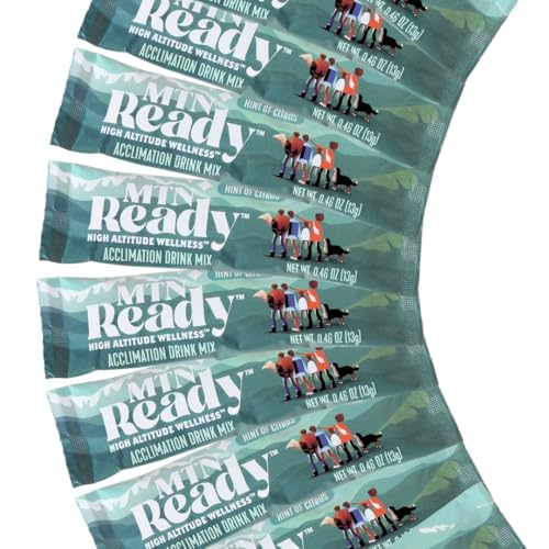 MTN Ready Acclimation Drink Mix | Altitude Sickness Aid, Natural Acclimation, Balanced Energy Boost, Athletic Activity & R...