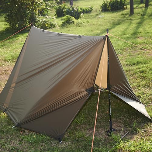 onewind 10×10 ft Camping Tarp, Multifunctional Awning Ultralight Waterproof Survival Tent Tarp Lightweight Hammock Rainfly...