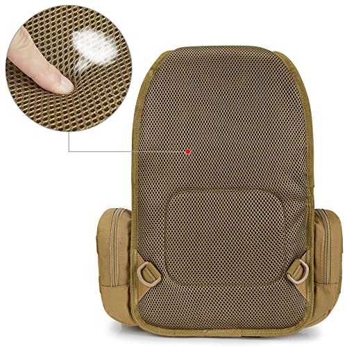 G4Free Large Tactical EDC Sling Bag Backpack, Military Molle Bag Single Strap Shoulder Backpack for Men | EDC, Adjustable ...