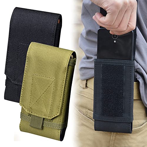 Universal Tactical MOLLE Holster Army Mobile Phone Belt Pouch EDC Security Pack Carry Accessory Kit Waist Bag Case Compati...