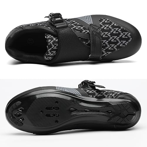 Unisex Cycling Shoes for Men Women Compatible with Peloton Bike Shoes with Delta Cleats for Road Biking Indoor Outdoor Pedal