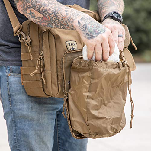 TBG - Dirty Diaper Dump Pouch for Tactical Diaper Bag - Removable & Washable (Ranger Green)
