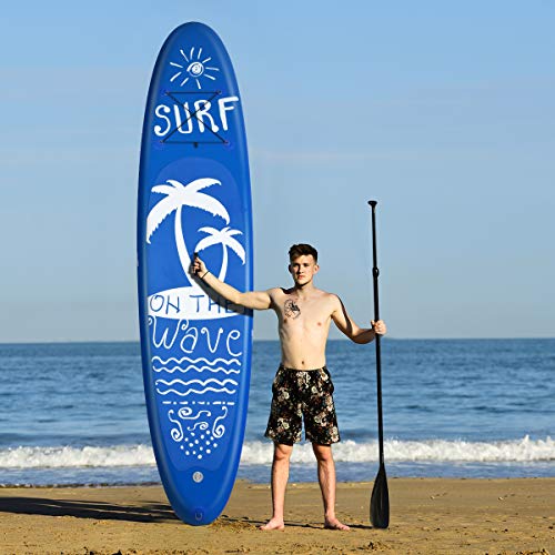 Goplus 9.8'/10'/11' Inflatable Stand Up Paddle Board, 6.5” Thick SUP with Premium Accessories and Carry Bag, Wide Stance, ...