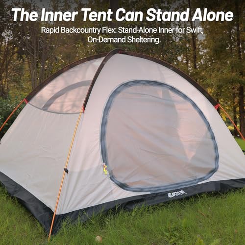 Himalaya 2/3 Person 4 Season Tent - Winter Tent, Waterproof, Windproof, Lightweight, Portable, PU5000 for Camping, Hiking,...