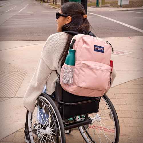 JanSport Central Adaptive Backpack ? Wheelchair & Walker Compatible, Tuck-Away Shoulder Straps, Adjustable Backrest Loops & Anchor Straps, Iconic Design, Luau Life