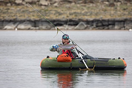 Sea Eagle PF7 PackFish7 Inflatable 7' Fishing Boat-Lightweight-Portable-Dry Enclosed Hull-Durable-One Person Fishing Boat ...
