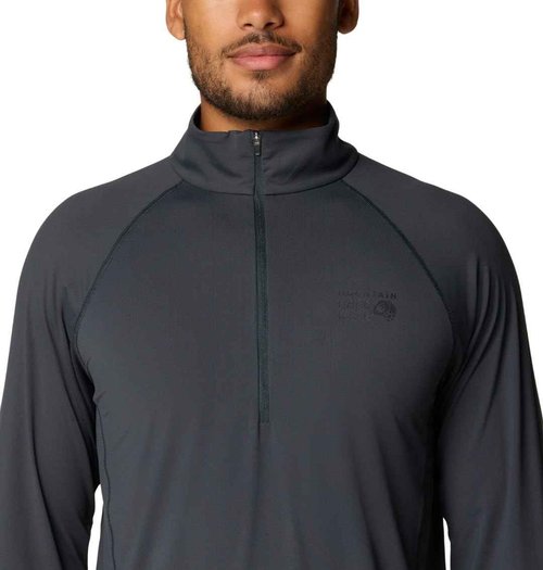 Mountain Hardwear Men's Crater Lake 1/2 Zip, Dark Storm