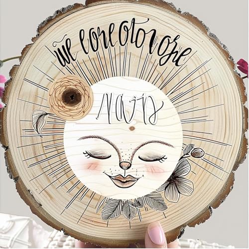 SENMUT 10 Pcs Large Wood Slices for Centerpieces 10-11 inches Wood Rounds for Tables Decor Rustic Wood Circles for DIY Cra...