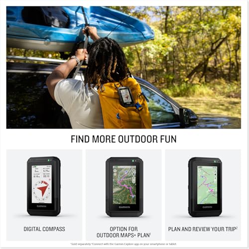 Garmin eTrex® Touch, Rugged, Easy-to-Use GPS Handheld Navigator, Color Touchscreen, Preloaded Maps with Routable Trails an...