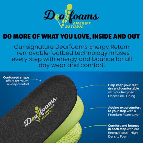 Dearfoams Men's Memory Foam Indoor House Slippers Brixen Ankle Boot House Shoes - Gifts for Men