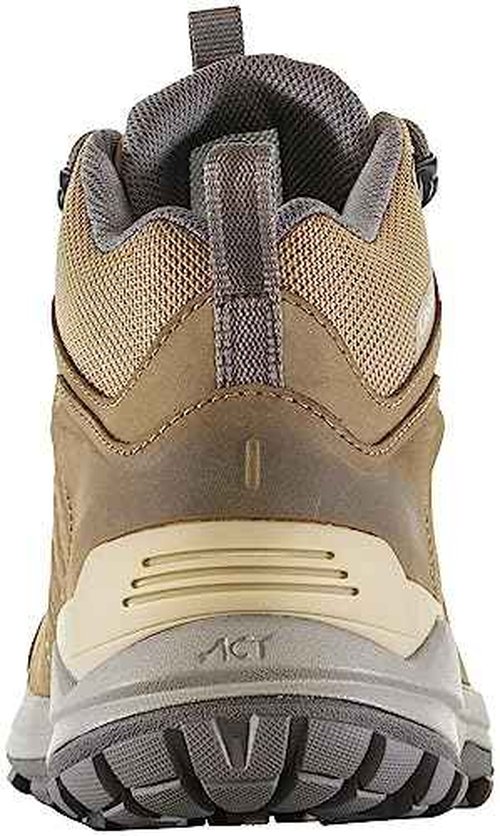 Oboz Women's Sypes Mid Leather B-Dry Waterproof Hiking Shoe, Acorn, 5