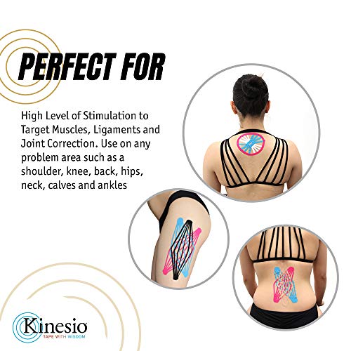 Kinesio Taping - Elastic Therapeutic Athletic Tape Tex Gold FP - Beige ? 2 in. x 16.4 ft - 6 Pack