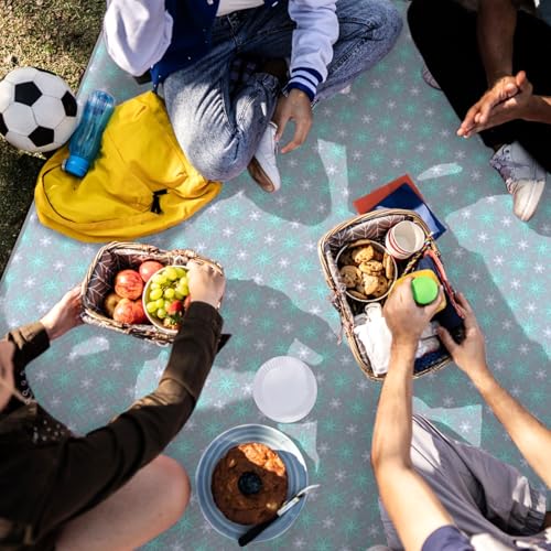 Splat Mat for Under High Chair Mat, 42x46 Inch, Mealtime Baby Splat Mat for Art/Crafts/Playtime, Waterproof Splash Mat, Ma...
