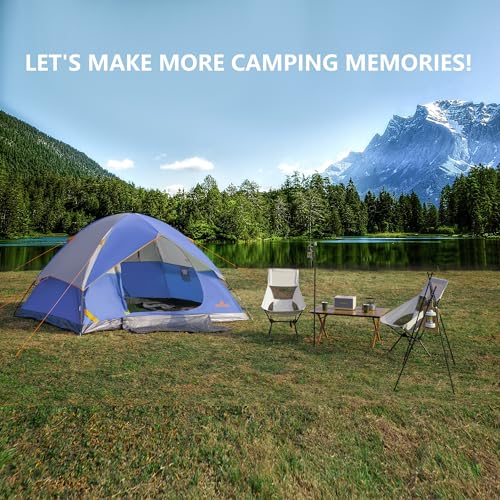 ASFANES 2-12 Person Tents for Camping Waterproof, Backpack Double Layer Tents, Perfect Picnics, Fishing and Backyard Camping