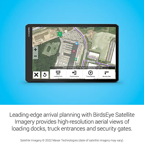 Garmin dēzl OTR1010, Extra-Large, Easy-to-Read 10” GPS Truck Navigator, Custom Routing, High-Resolution Birdseye Satellite...