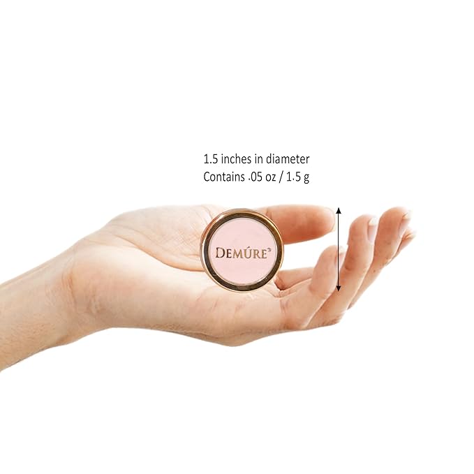 Demure Mineral Make Up (Coral Sparkle) Eye Shadow, Shimmer Eyeshadow, Loose Powder, Glitter Eyeshadow, Eye Makeup, Professional Makeup