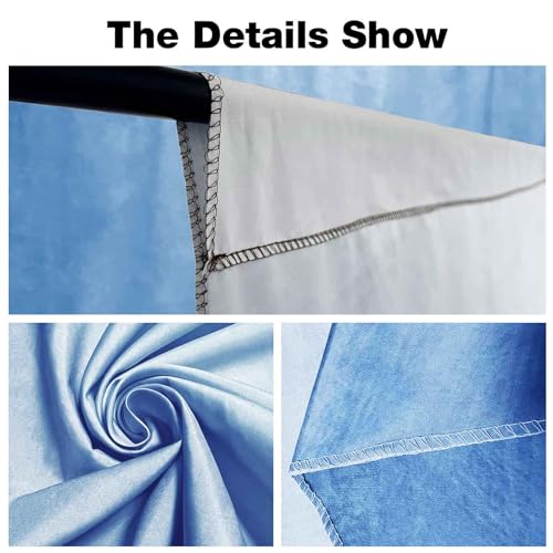 Photo Backdrop Light Blue Background 5x7ft Studio Abstract Texture Photography Portrait Photography Theme Event Bachelor P...