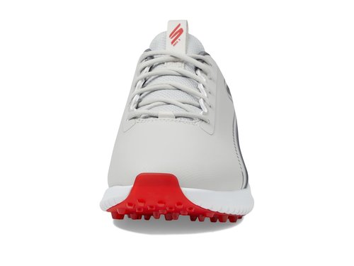 Skechers Men's Max 2 Arch Fit Waterproof Spikeless Golf Shoe, Grey/Red, 8.5 Wide