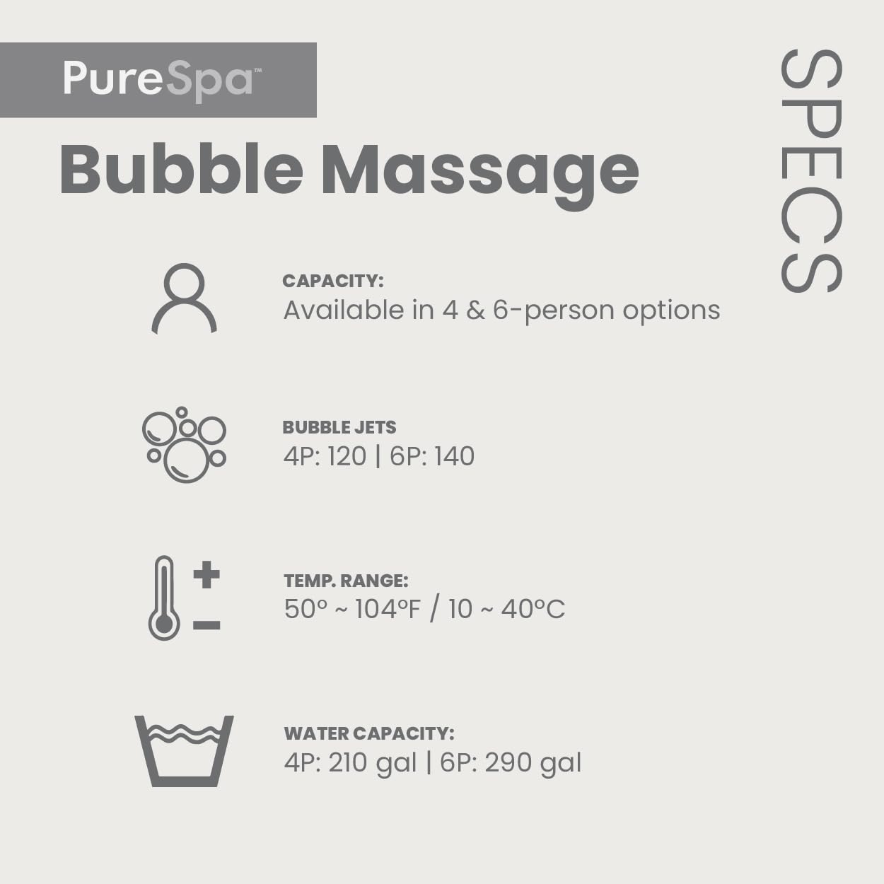 INTEX 28425EG PureSpa Bubble Massage Spa Set Outdoor Inflatable Portable Hot Tub, Includes Energy Efficient Spa Cover, Saltwater System Ready, 4 Person, 77in x 28in