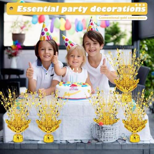 12 Pack Metallic Foil Spray Centerpiece Star Table Decoration Burst Table Centerpieces for Birthday Weddings Anniversaries...