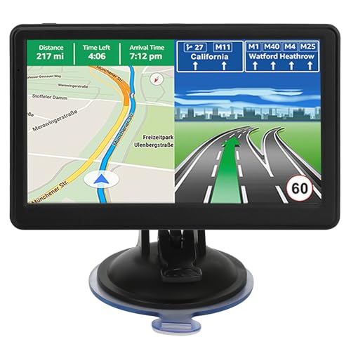 GPS Navigator for Car Truck RV, Latest 2026 Map(Free Lifetime Updates) 7 inch Touch Screen Car GPS Navigation,Support Voic...