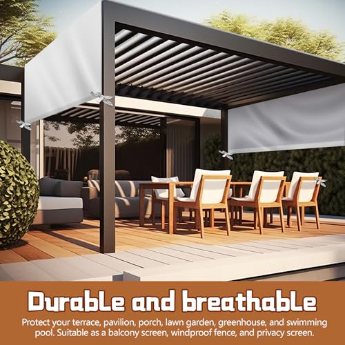 Wowangce Universal Pergola Replacement Canopy Outdoor Canopy Shade Cover Waterproof Shade Top Cover for Outdoor Patio Porc...