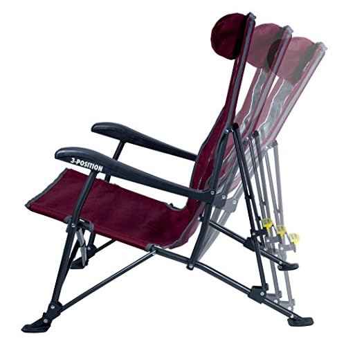 GCI Outdoor Low-Ride Reclining Camping Chair