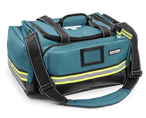 Scherber Fully-Stocked First Responder Professional Advanced EMT/EMS Trauma Kit | HSA/FSA Approved | Reflective Bag w/10+ ...