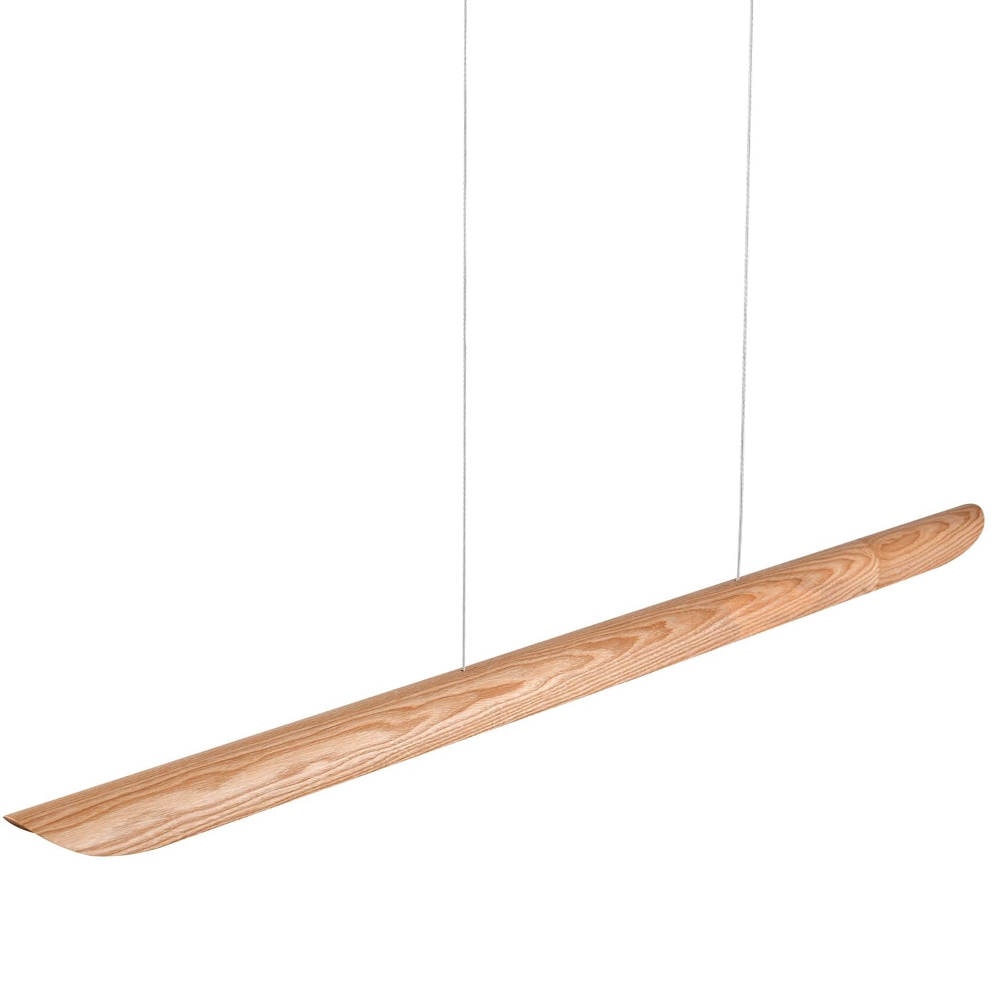 47" Wood Linear Pendant Light LED Pendant Lights Dimmable Pool Table Island Lights Modern Linear Chandeliers for Dining Room Kitchen Ceiling Pendant Lamp for Kitchen Island Pool Table Natural