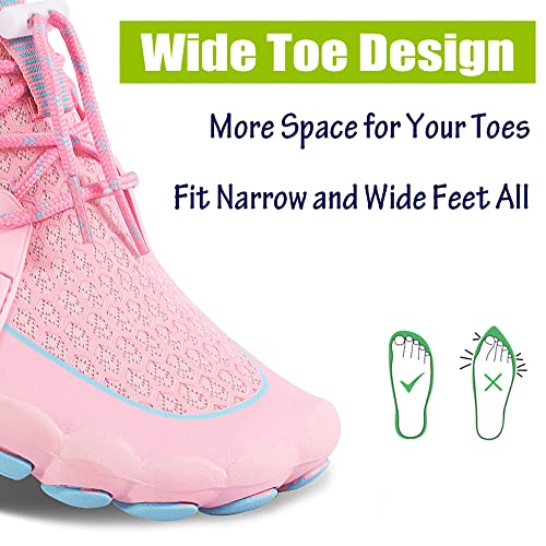 Men Women Water Sports Shoes Slip-on Quick Dry Aqua Swim Shoes for Pool Beach Surf Walking Water Park
