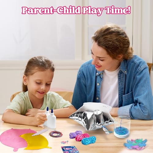 Klever Kits 3D String Art Kit for Kids, Light Up String Light Toy with 30 Multi-Colored LED Bulbs, Arts and Crafts Set, Bi...