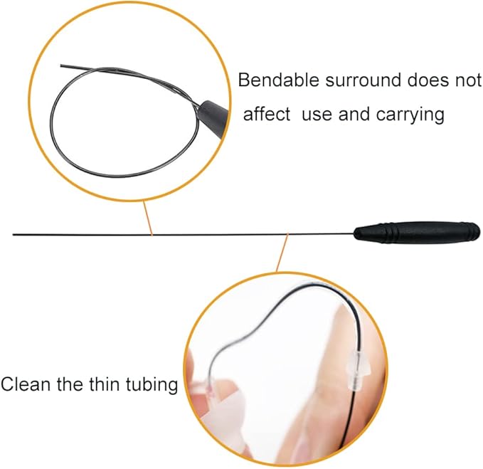 12 Pieces Hearing Aid Cleaning Brush Kits Tools with Wax Loop and Magnet Suitable for Earbuds/Headphones Cleaner with Storage Case