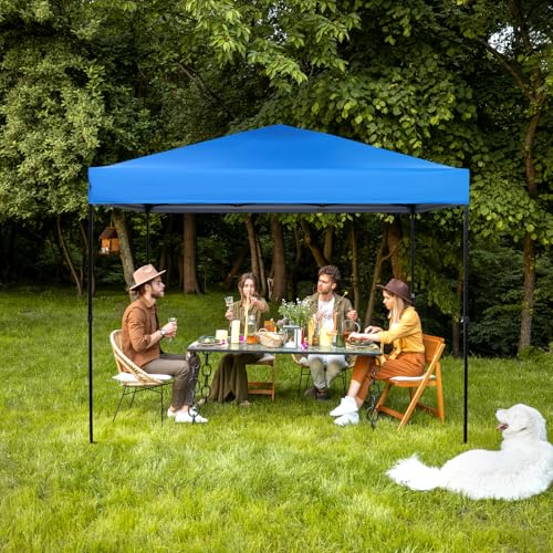 10×10 Canopy Replacement Top, Pop Up Canopy Replacement Tent Cover for Straight Leg Frame, Waterproof Canopy Top Cover for...